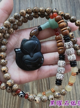 民族风菩提子女士原创佛珠项链