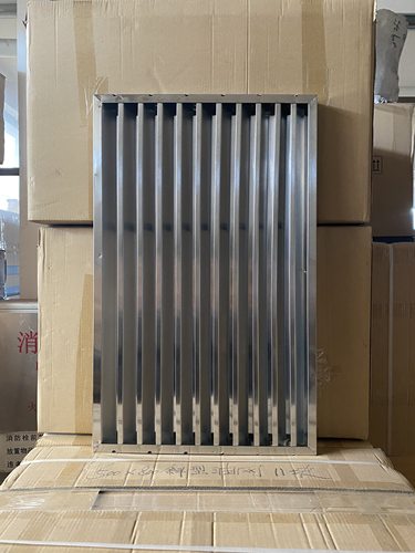 不锈钢烟罩百叶风口整箱过滤抽烟机配件隔油防滴挡板片Z斜型油网