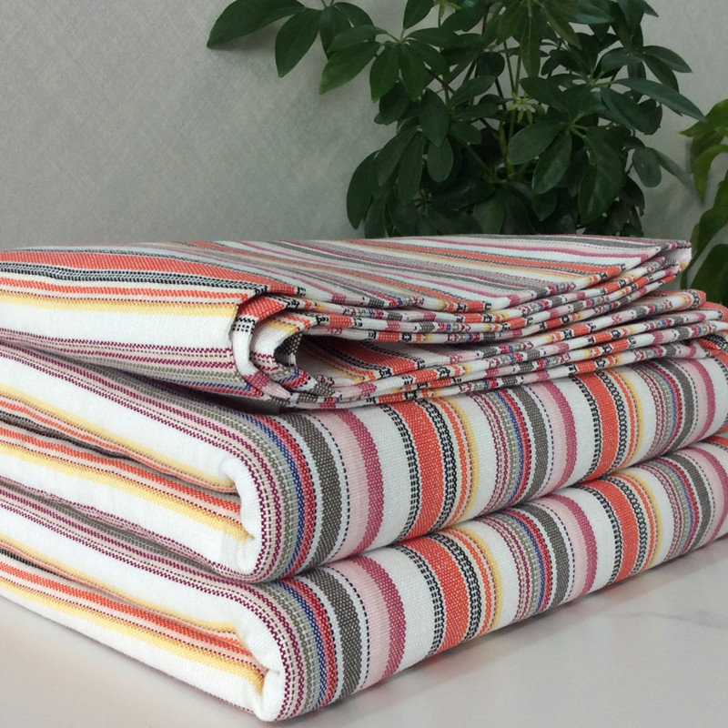 100%纯棉加厚加密老粗布凉席床单