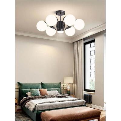 主卧室灯简约现代2025年新款爆款网红吊灯客厅高级感房间吸顶灯具