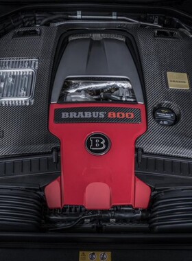 C217 S级 coupe W222 S63专用 Bra*us 碳纤发动机盖 800 发动机舱