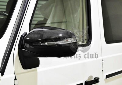 20款GLS X167 GLS400 450 580 63 替换式 碳纤镜壳 倒车 后视镜盖