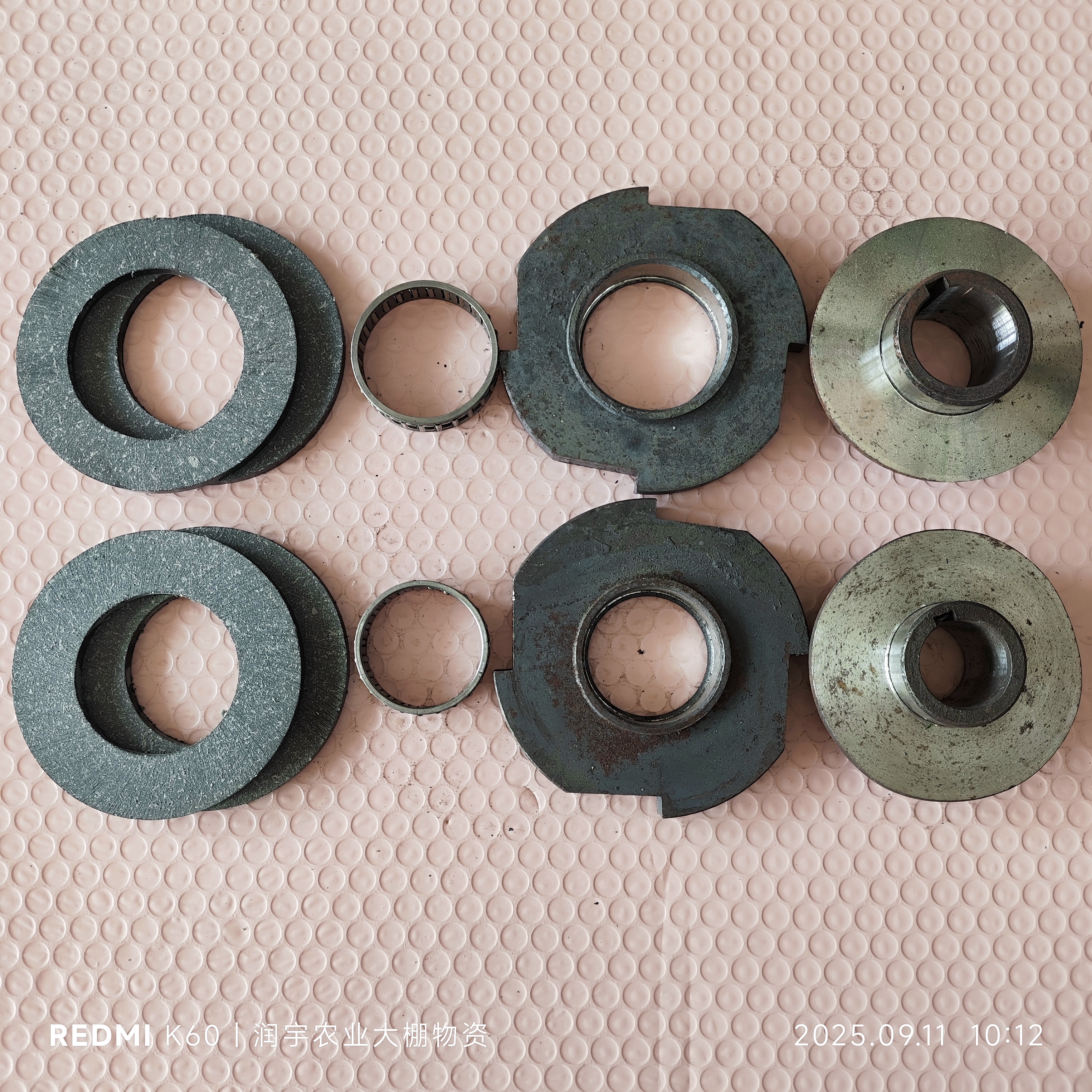 大棚卷帘机棉被减速机刹车总成刹车片刹车轴刹车盘滚针轴承配件