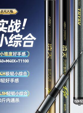 创威凌天非凡大师极轻小综合新品超轻钓鱼竿手竿鲫鱼竿台钓竿