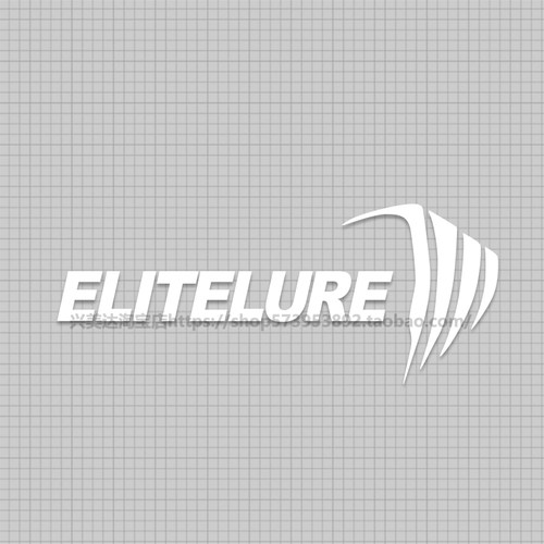 EliteLure艾利特钓鱼钓箱两侧贴纸黑坑野钓翘嘴鲈鱼路亚假饵贴画