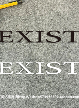 DAIWA达瓦EXIST钓鱼钓箱贴纸 伊克斯海钓路亚个性汽车身后档贴画