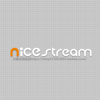 Nice stream钓鱼贴纸 爆护爆钓汽车电动车垂钓钓箱贴纸反光贴画