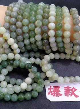 天然岫玉手串卡10m左右