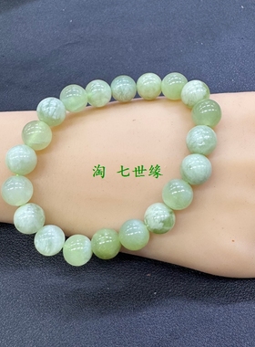 天然岫玉10mmdiy奶盖现货随机发