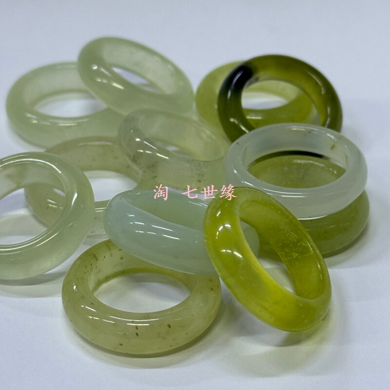 【节日礼】岫玉可爱胖圆戒指