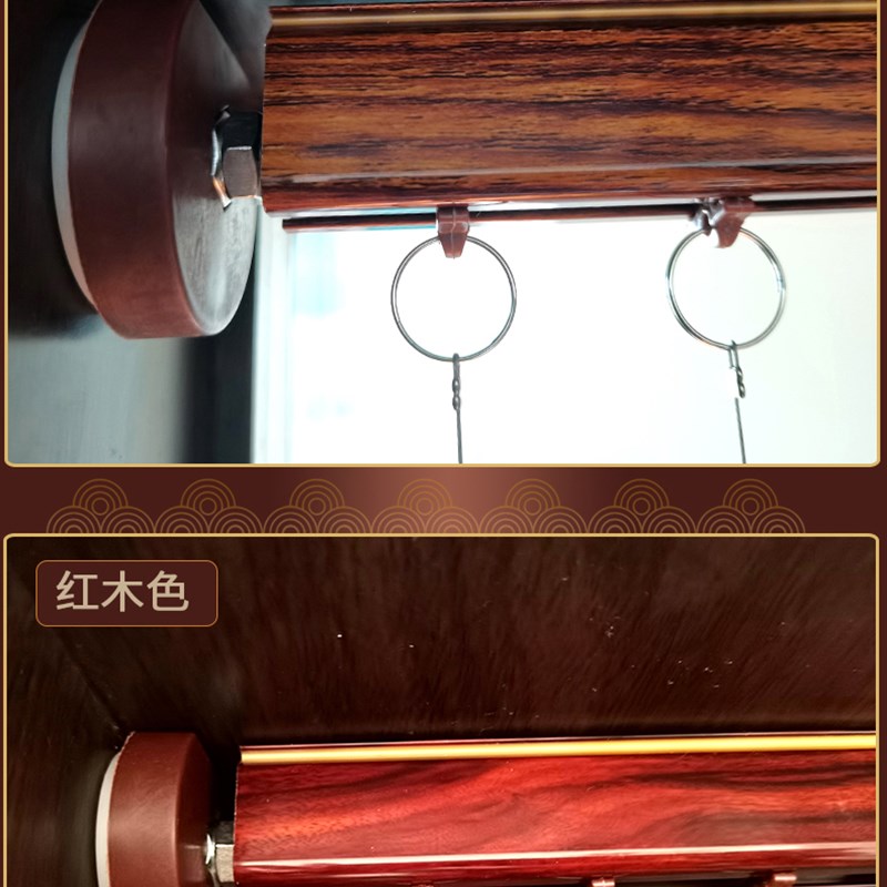 珠帘门帘免打孔支撑杆加厚铝合金轨道伸缩杆安装配件