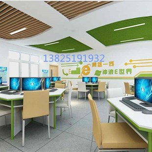 孝感市幼儿园工程案例木纹方通吊顶木纹铝方通厂家天花铝U型方通