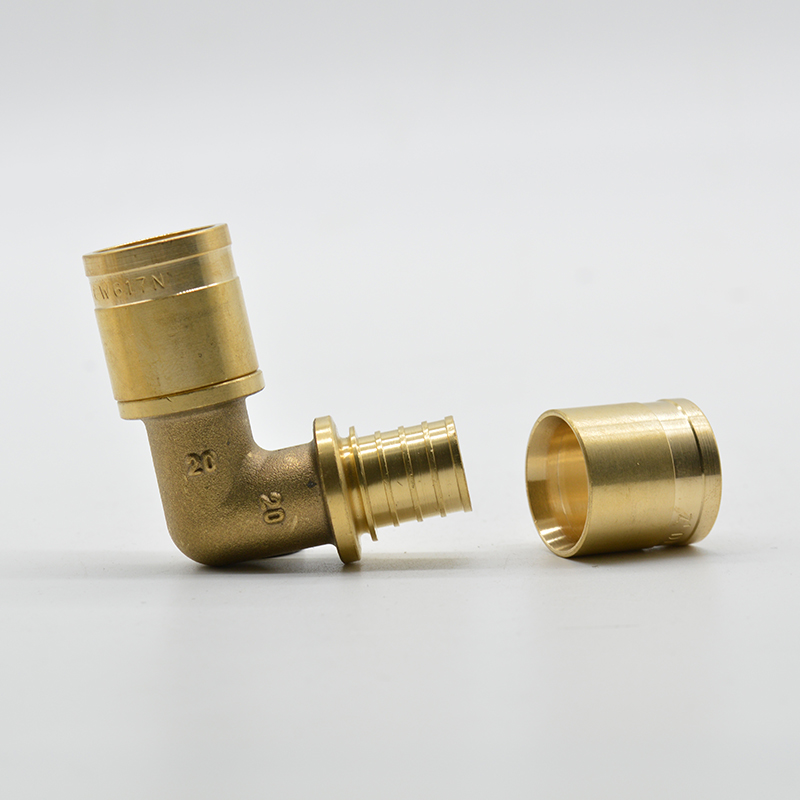 滑紧式弯头16mm 20mm 25mm滑紧式管件滑套式管件铝塑管接头