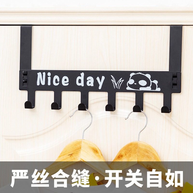 加厚门后挂钩卧室门上挂衣架 壁挂免打孔挂绳 不伤门背式收纳神器