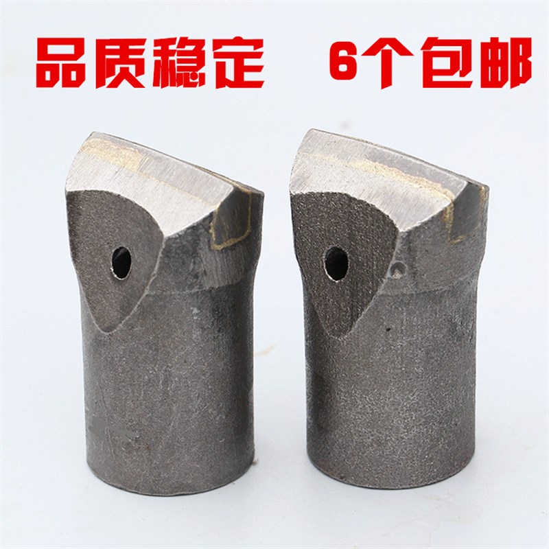 一字风钻钻头28到80mm  100mm合金凿岩机钎头开山凿岩机空心钻头
