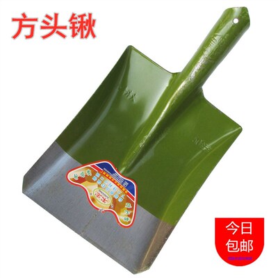 小方锹子铁铲头淬火产品农业用工具尖头平头斗锹菜园种菜松土移栽