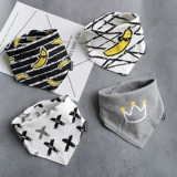 Хлопковый шарф, слюнявчик, 2 шт