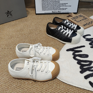 绑带学院时尚 速利玛平底滑板鞋 2026春款 女鞋 百搭 圆头超软低帮韩版