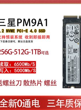 三星PM9A1 512G 1T 2T M.2 NVME协议 PCIE4.0 980 PROSSD固态硬盘