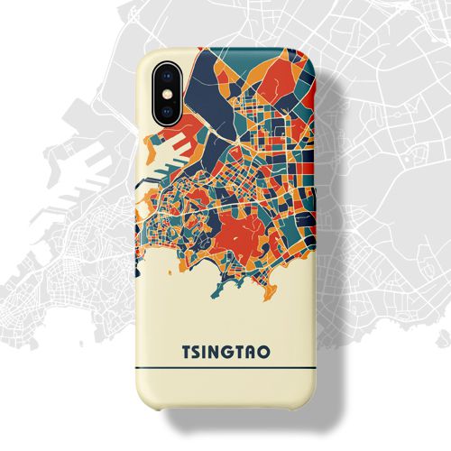 山东济南青岛城市艺术款适用于iPhone11ProXR6SXsMax8Plus7手机壳