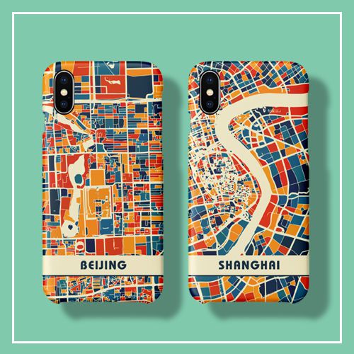 中国艺术城市北京上海天津适用于iPhone11ProXRXsMax78Plus手机壳