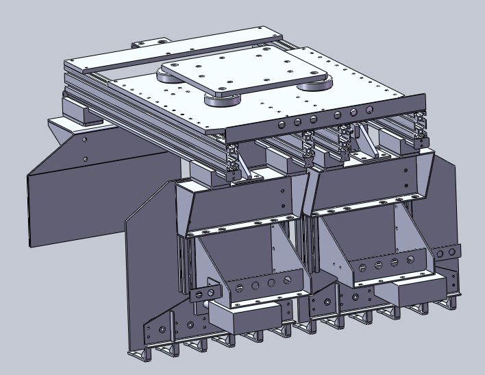 机械手爪具手抓两款平行夹具3d机械码垛抓手,码垛机械手资料