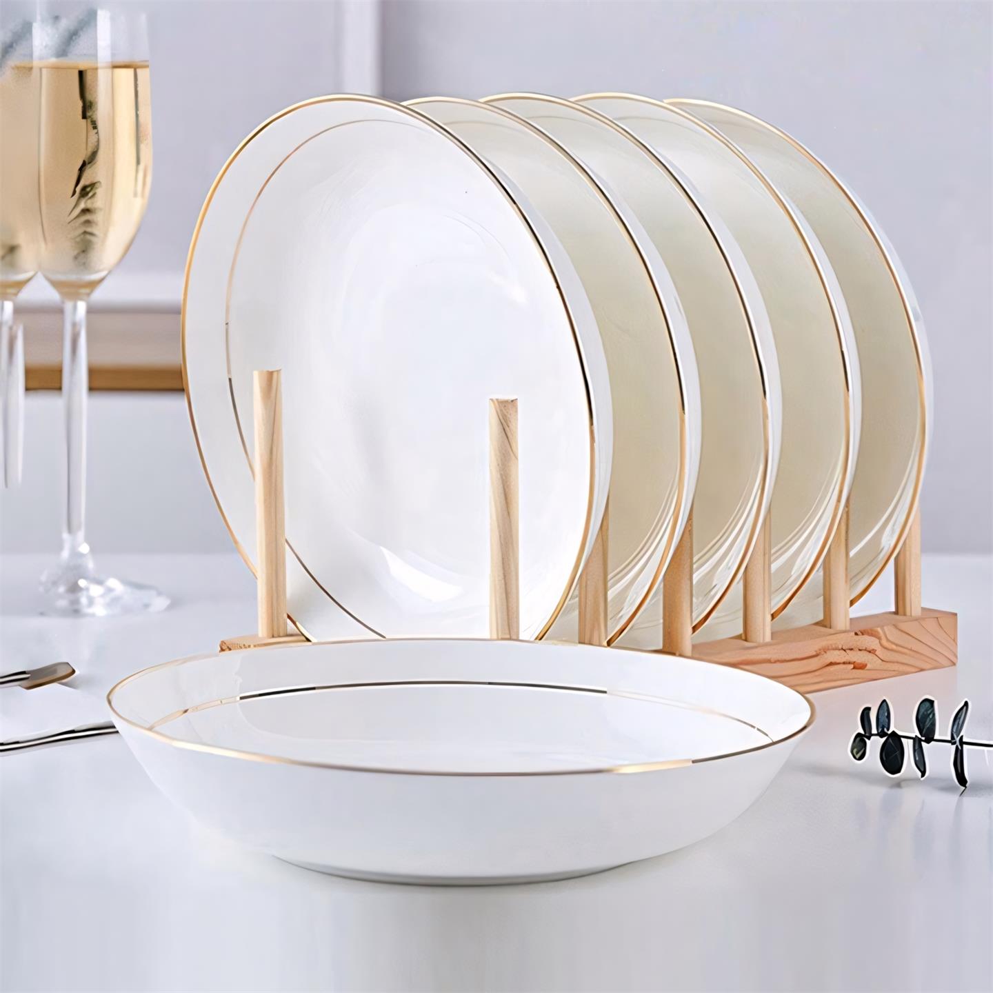 景德镇陶瓷饭盘家用炒菜方盘子