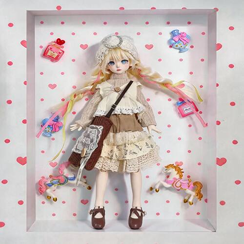 新款冬款6分bjd娃衣BJD30厘米换装洋娃娃衣服鬼妈妈休闲着替