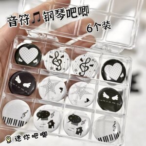 原创可爱ins风迷你小吧唧可爱卡通手账装饰吧唧25mm徽章别针呆萌