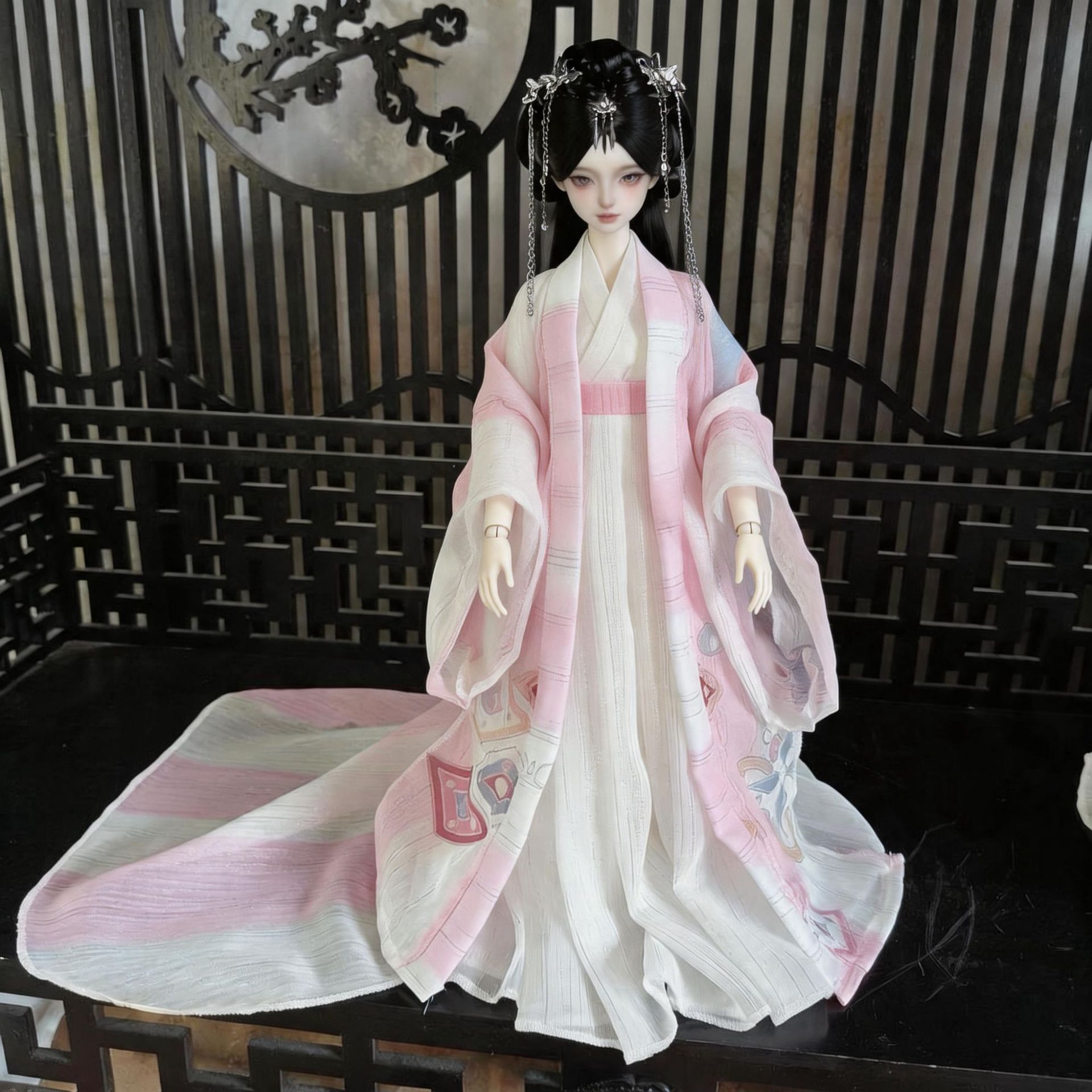 30厘米胖体娃衣汉服古风古装娃娃衣服洋娃娃换装女孩玩具古代公主