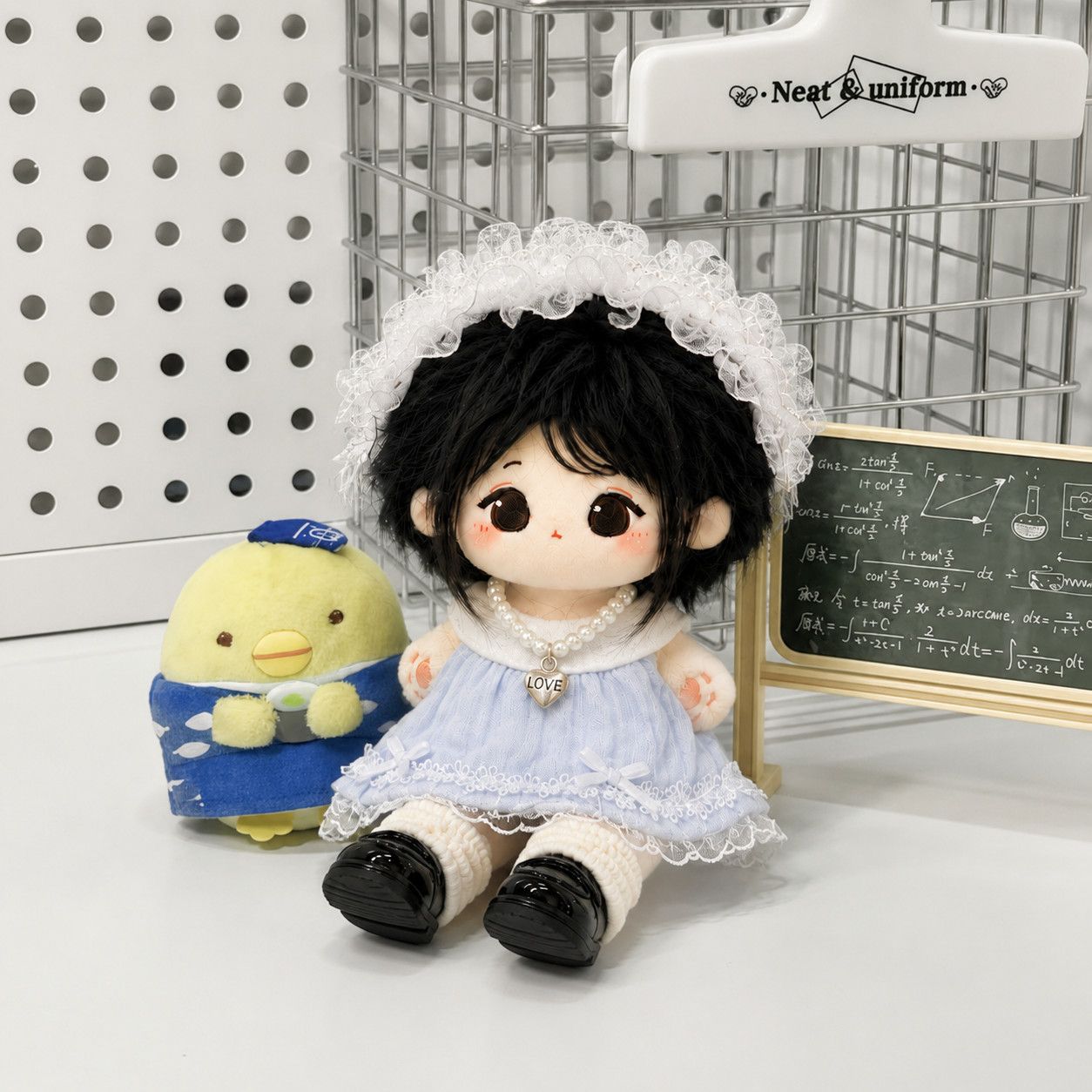 10cm娃衣娜塔莎海盐雪顶系列衣服棉花娃娃套装无属性蕾丝女仆超萌