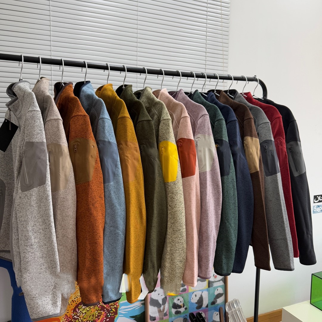 刺绣版COVERT户外立领抓绒拉链开衫外套男女同款冲锋衣内搭