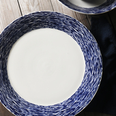 海浪盘子 家用陶瓷菜盘个性 英国RD太平洋water系列 欧式