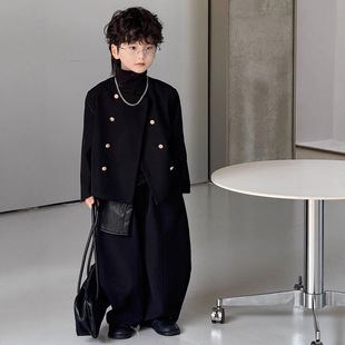 男童西装套装春季新款儿童小香风西服外套帅气休闲主持人演出服潮