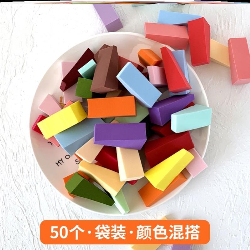 上妆粉扑气垫化妆海绵块粉扑干湿两用一次性海绵蛋三角形一次性