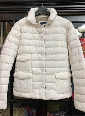 INS尼龙短款立领青春羽绒服