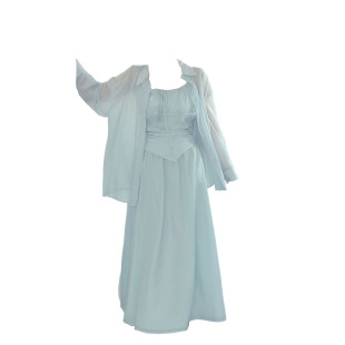 胖妹妹韩系时尚 遮肚子修身 防晒衫 女夏季 显瘦半身裙三件套 套装 大码