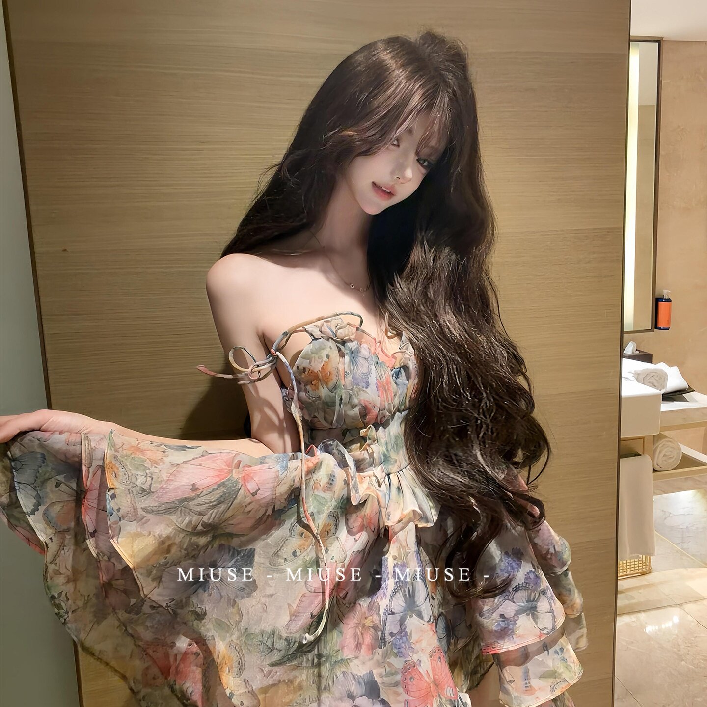 收腰公主蓬蓬裙千金风生日礼服图片