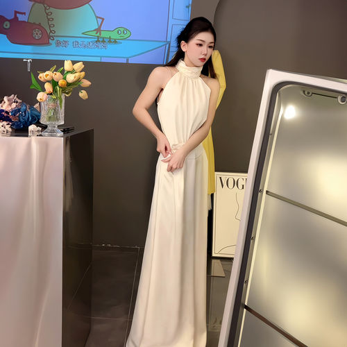 大码胖mm法式御姐风高级感夏季无袖背心高腰阔腿裤时尚气质两件套
