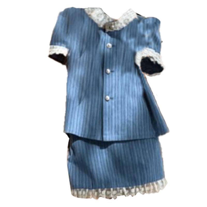 大码胖mm设计感牛仔套装裙女夏季新款洋气减龄甜美上衣裙子两件套,女装/女士精品,时尚套装,淘宝优惠券,粉丝福利购,淘宝优惠卷