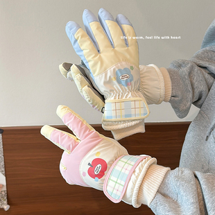 手套女冬季 防寒可爱骑行保暖加厚棉户外滑雪防风寒可触屏2025新款