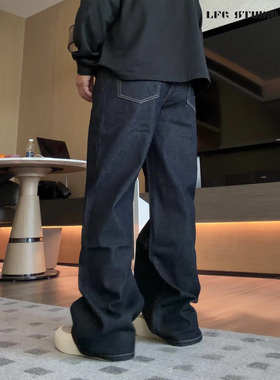LFG 13oz深蓝色原牛2021M版型经典宽松直筒Cleanfit牛仔裤男