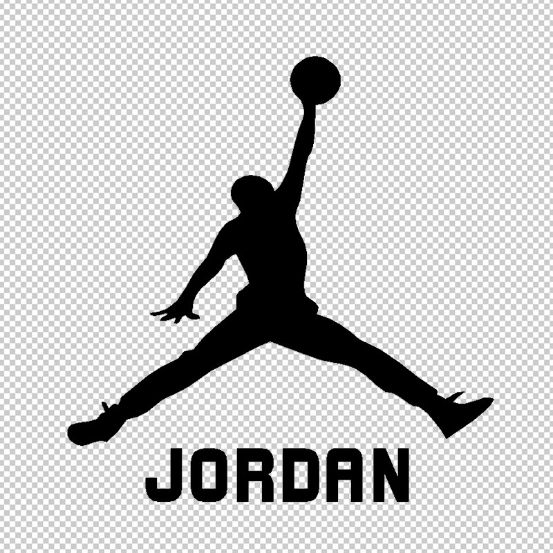 高手NBA篮球 Jordan反光防水车贴花 油箱盖车门车身后档汽车贴纸