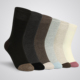 袜say 韩风ins简约竖条拼色显瘦堆堆袜超柔紧赛棉无骨缝头中筒袜