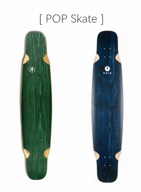 新款Quin黄瓜长板进口德国手工舞板全能板dc滑板dancing平花长板