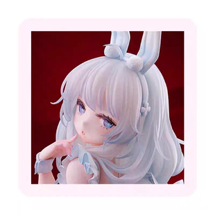 漫笙哔哩哔哩MIMEYOI 碧蓝航线恶毒懒懒的白兔Ver1/4手办模型摆件