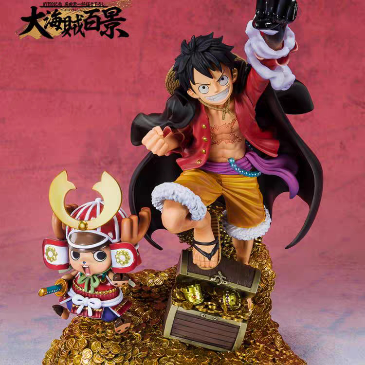 漫笙现货万代 Figuarts ZERO 大海贼百景 海贼王 路飞 乔巴手办