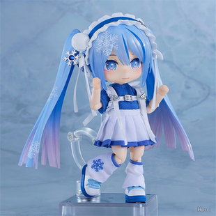 漫笙现货GSC 初音未来MIKU粘土娃 雪未来 Yukiiro Pop VerQ版手办