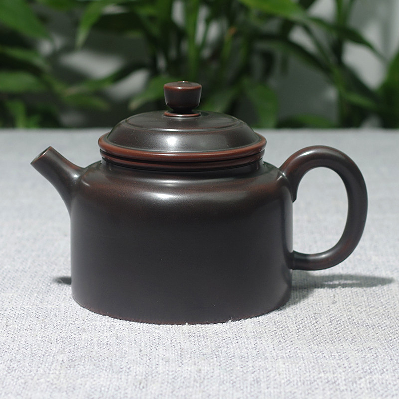 广西坭兴陶仿古纯手工功夫茶壶