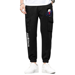 周深同款2020演唱会粉丝生米应援服工装裤休闲长裤子男女运动裤子